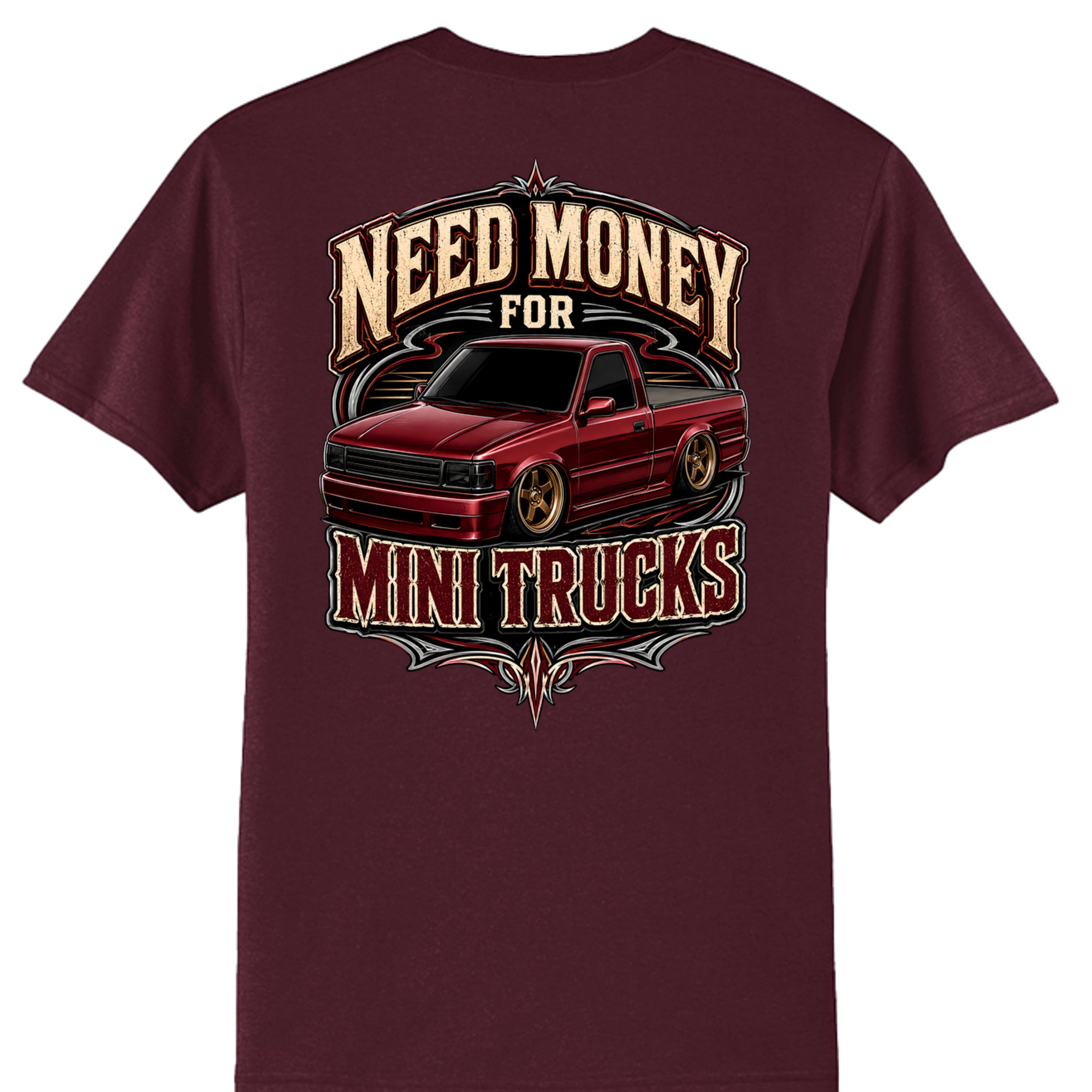 Athletic Maroon - PC55T - BACK